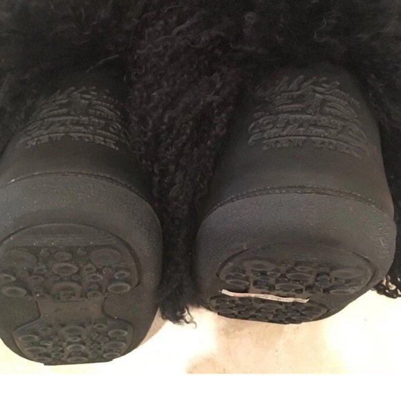 RALPH LAUREN COLLECTION “Combloux” Black Yack Fur Snow Boot 7.5M RARE ITALY NICE - Picture 6 of 13